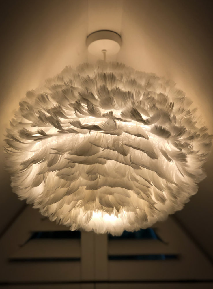 cosy-modern-feather lampshade
